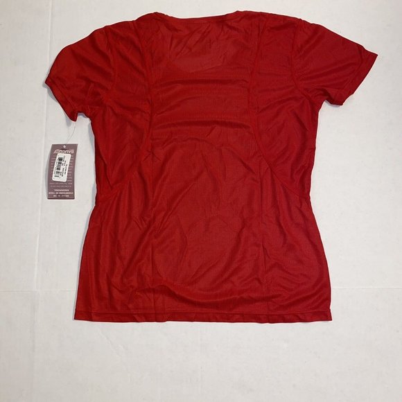 Saucony‎ Shirt Womens Small Felicitee Short Sleeve Performance Tee Red 55507S - Picture 7 of 10